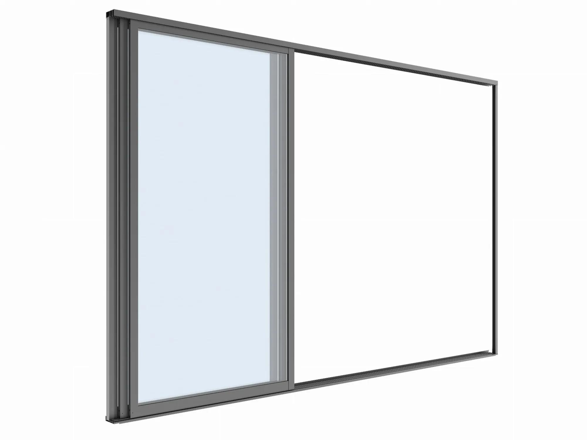 Drzwi przesuwne S8 LUXE 370x238cm do 4m antracyt - zdjęcie 12