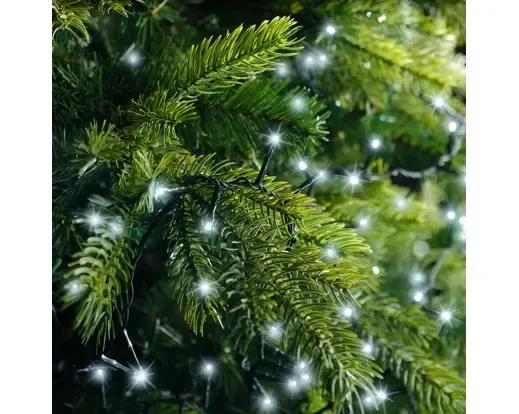 Lampki Choinkowe 1500 LED Lumineo Compact 34m Zimna Biel (Cool White)