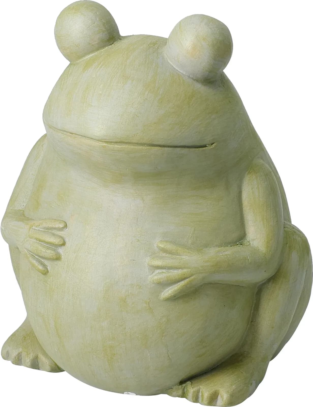DEKORACYJNA FIGURKA ŻABY Z TERAKOTY – OGRODOWA I SALONOWA 20 cm