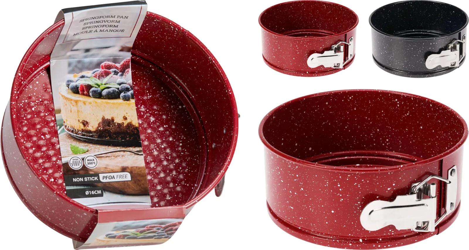 TORTOWNICA OKRĄGŁA Z WYJMOWANYM DNEM 16cm LA CUCINA NAKRAPIANA