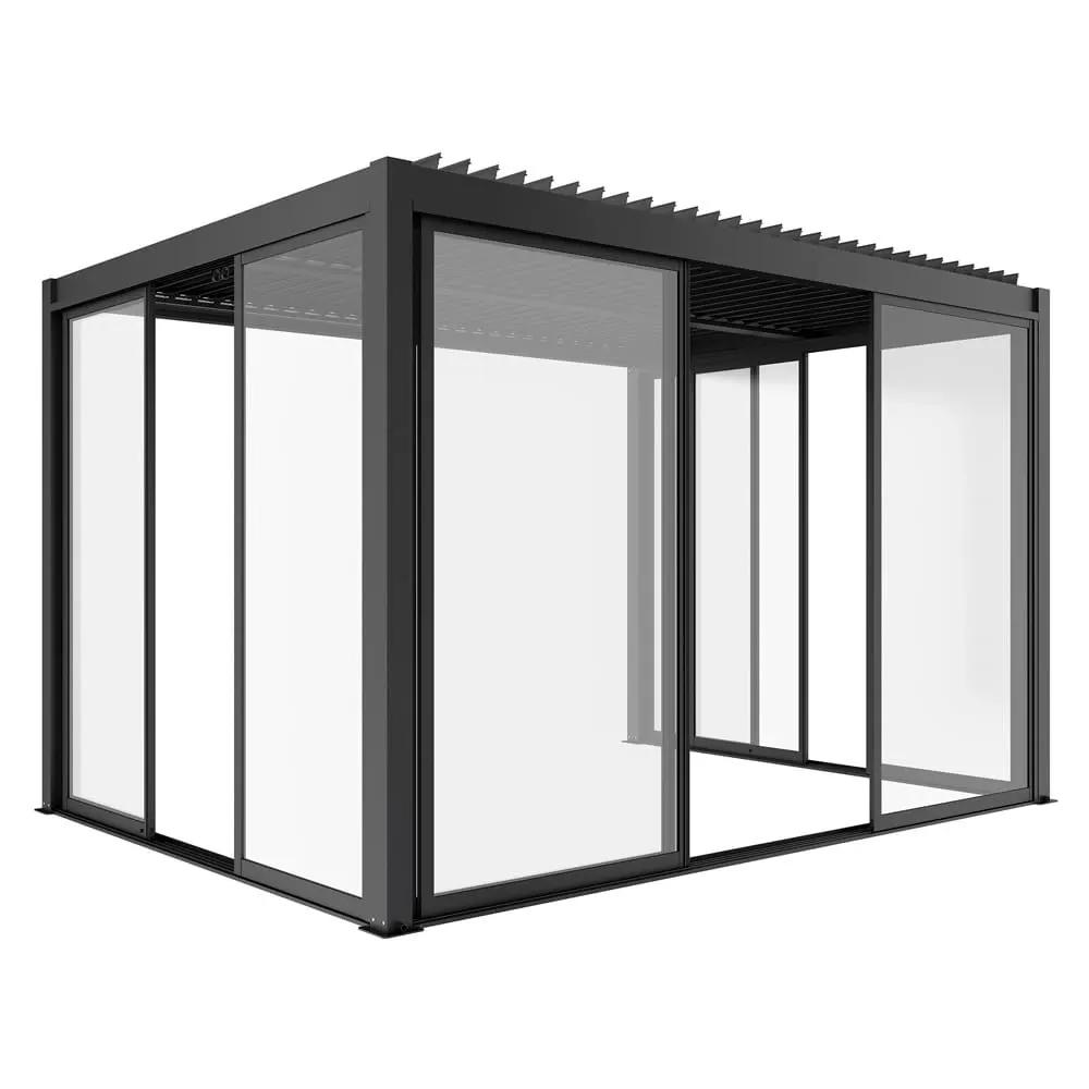 Drzwi przesuwne S8 LUXE 370x238cm do 4m antracyt