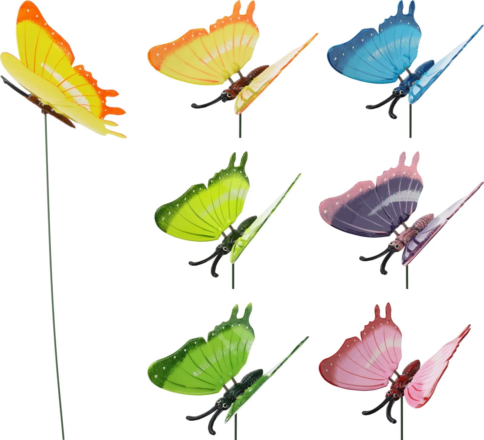 Dekoracyjny Motyl Ogrodowy na Patyku Duży – Wyjątkowa Ozdoba Ogrodu i Balkonu (67 cm)