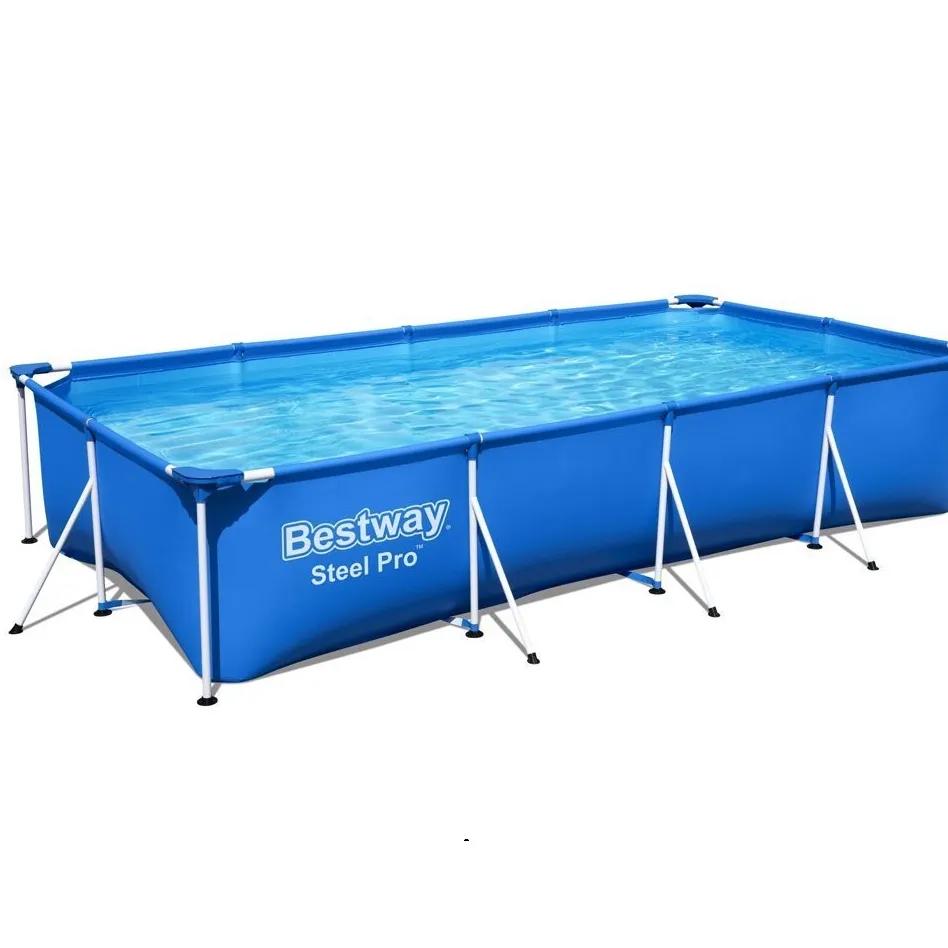 Basen stelażowy bEST Steel Pro 56424 400cmx211cmx81cm