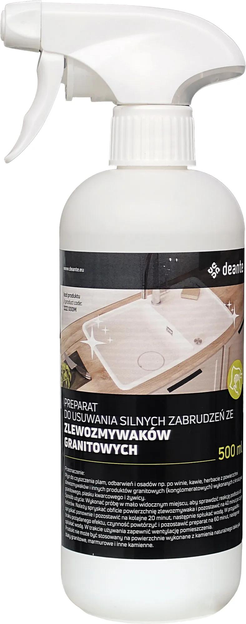 Preparat do usuwania silnych zabrudzeń ze zlewozmywaków granitowych