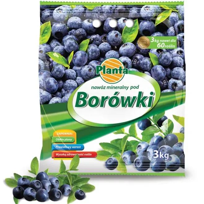Nawóz Planta 3kg pod BORÓWKI