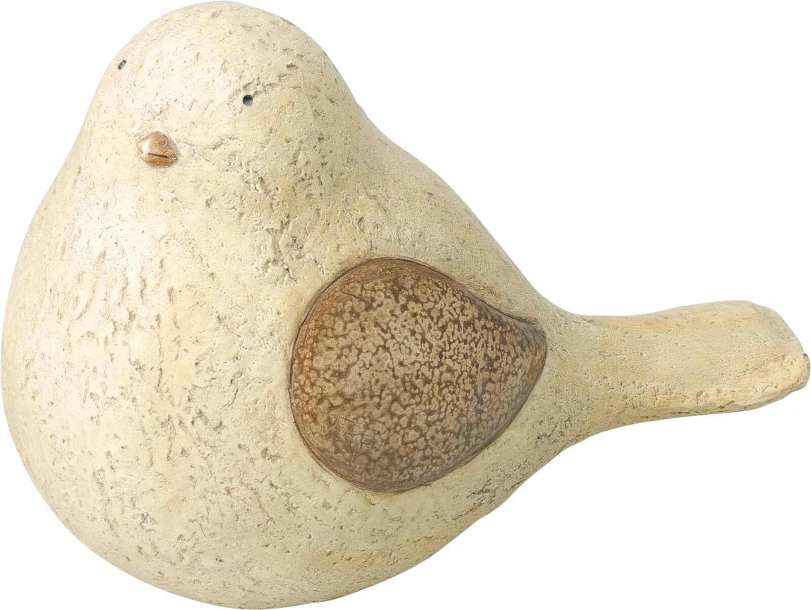Figurka Ogrodowa Uroczy Ptaszek – Rustykalna Ozdoba z Polyresinu (26 cm)