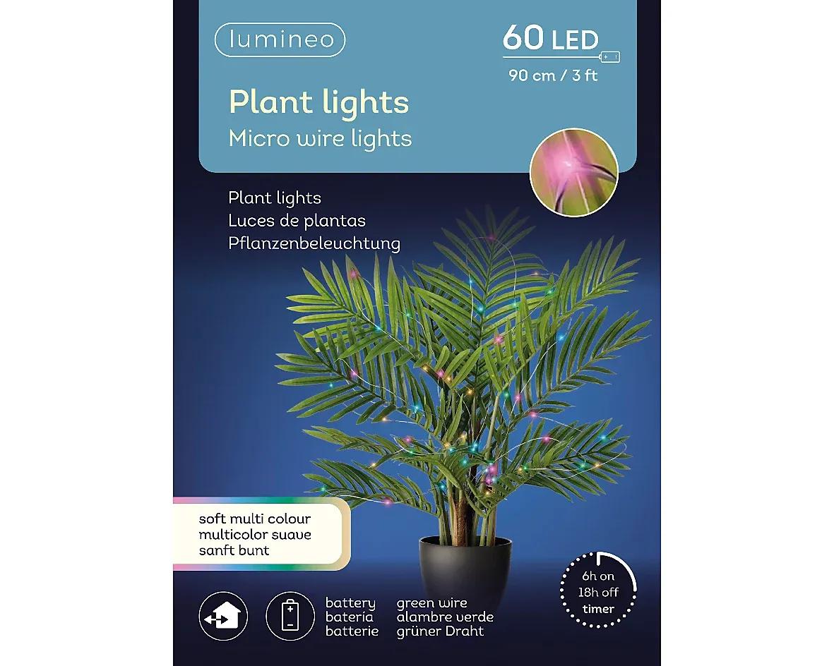 LAMPKI MICRO LED DO ROŚLIN DONICZKOWYCH MULTIKOLOR